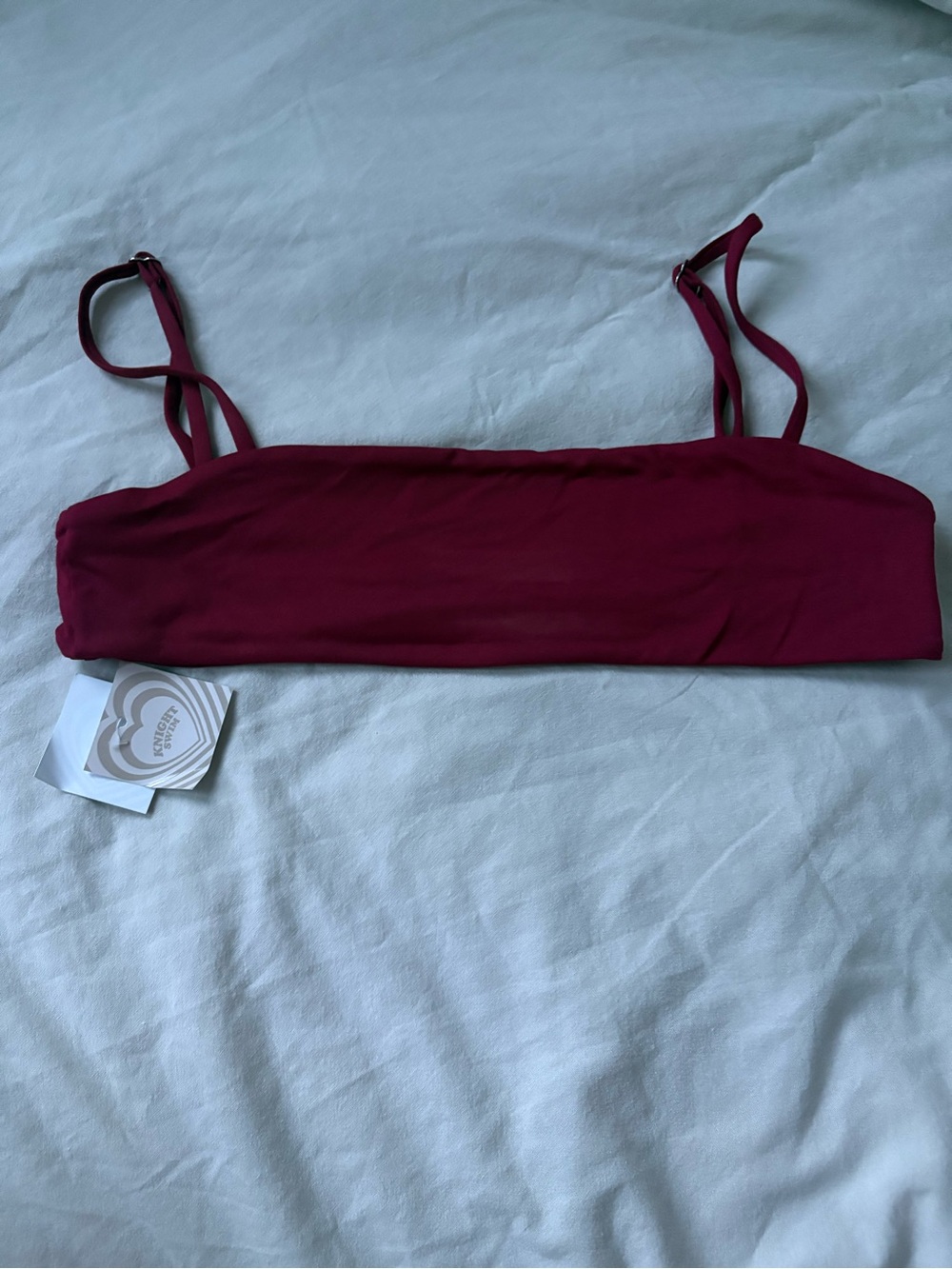Deep Win Strappy Bandeau Style Bikini Top